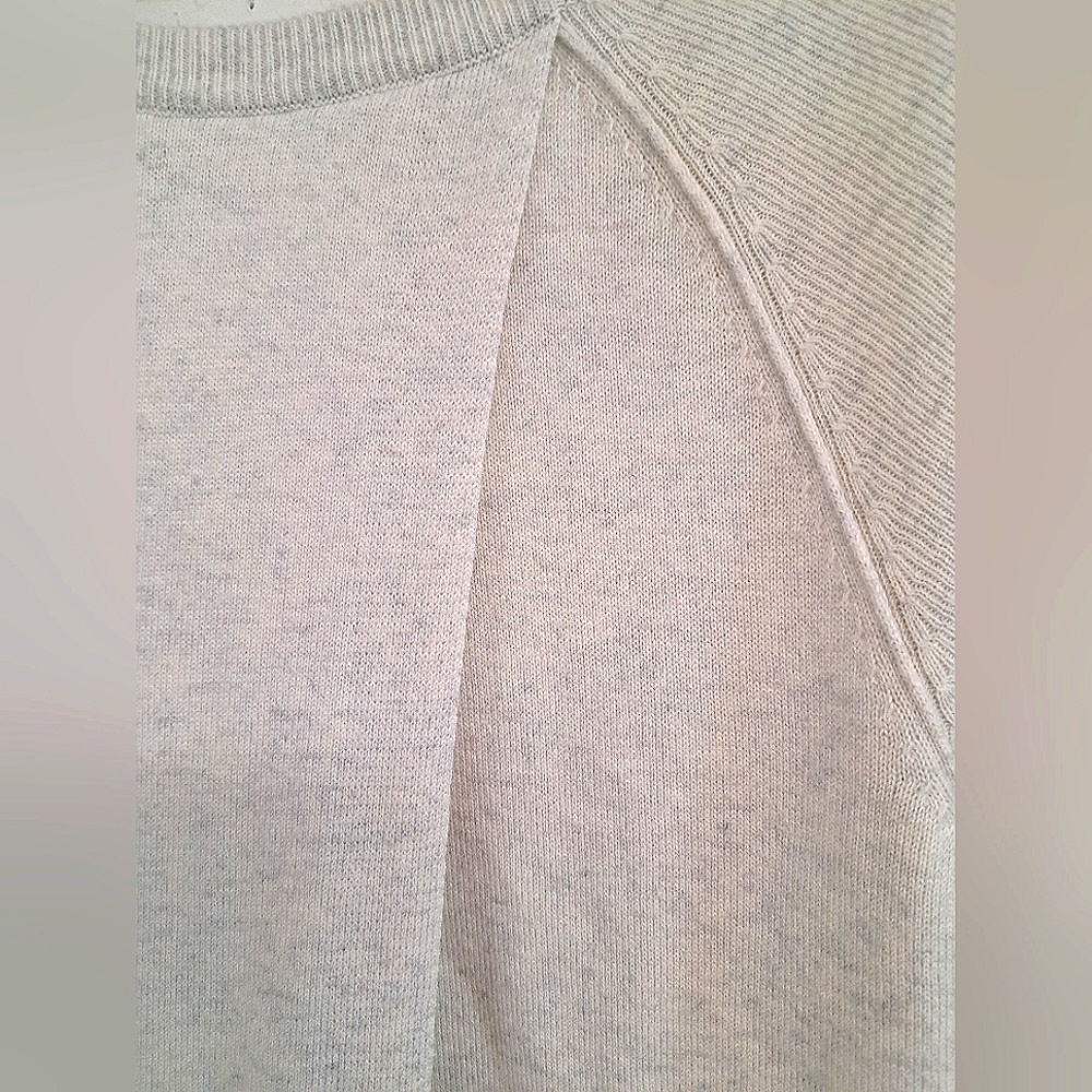 RACHEL Rachel Roy Cream Relaxed Fit Elegant Embellished Chic Sweater Size Small - Picture 7 of 13
